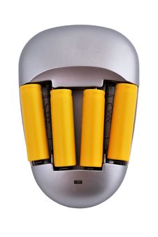 Charger And Batteries Royalty Free Stock Photos Charger And Batteries Royalty Free Stock Photos