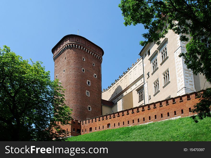 Old Royal Wawel Castle in Cracow. Poland. Old Royal Wawel Castle in Cracow. Poland