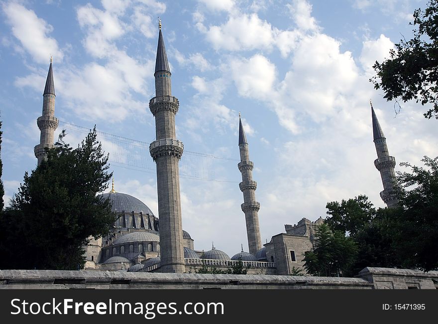 A view of Suleymaniye Mosque, Istanbul
