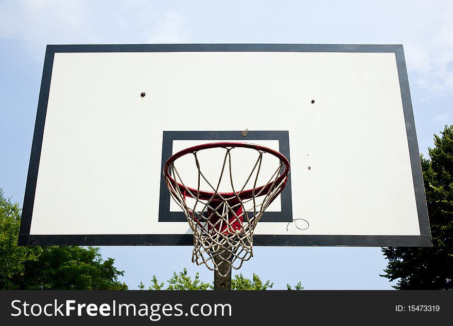 Basket of a basket court