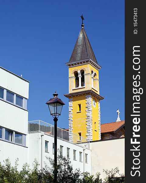 Bell tower of a Church, Trieste