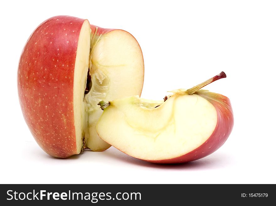 Cut apple for healthy eating