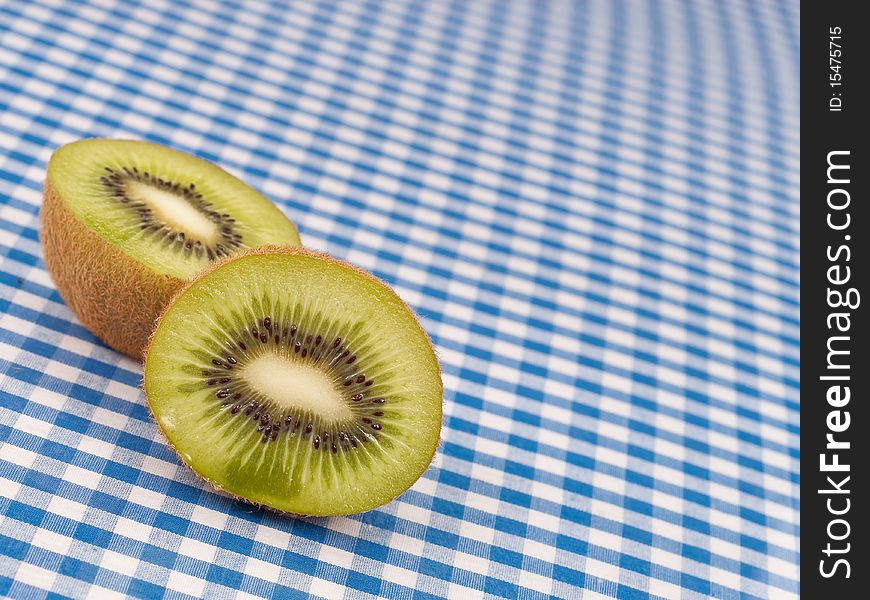 Kiwi Fruit Sliced with Custom Space. Kiwi Fruit Sliced with Custom Space