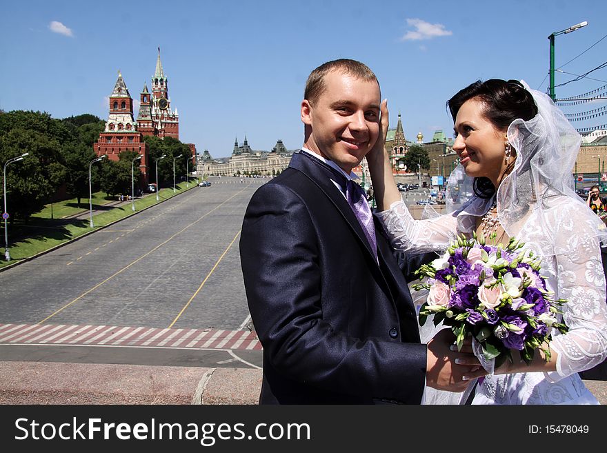 Happy couple Bride and groom