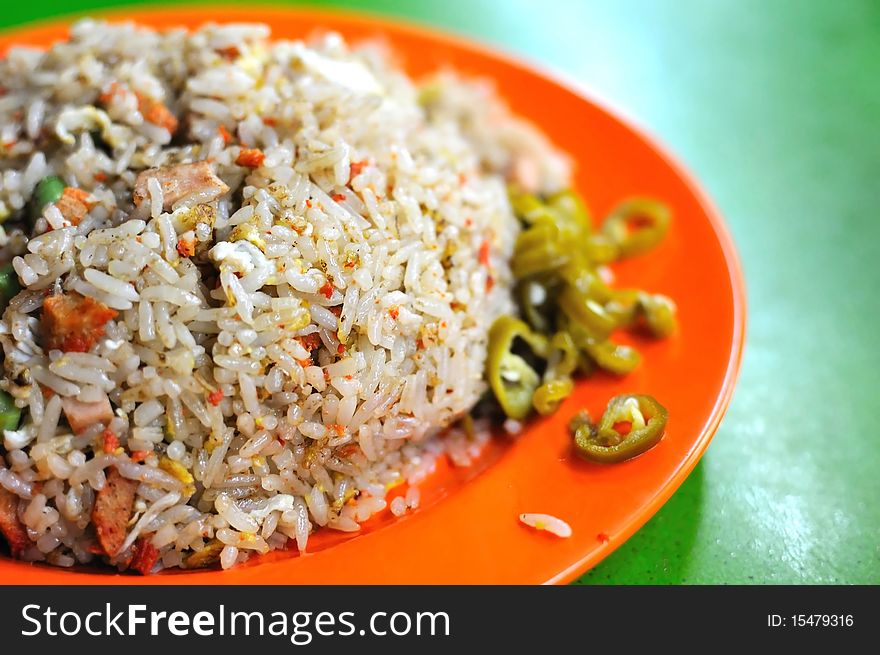 Fried Rice With Chili