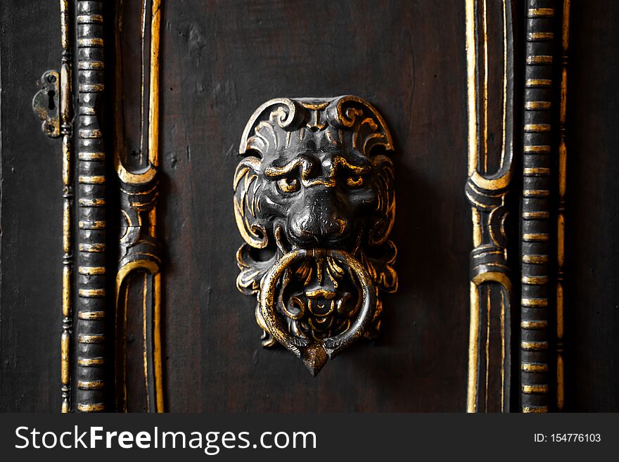 Old antique door knocker