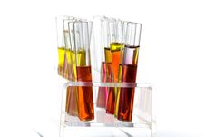 Rack With Test Tubes Of Colored Liquid Royalty Free Stock Image Rack With Test Tubes Of Colored Liquid Royalty Free Stock Image