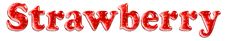 Strawberry Illustrated Word Royalty Free Stock Photos Strawberry Illustrated Word Royalty Free Stock Photos