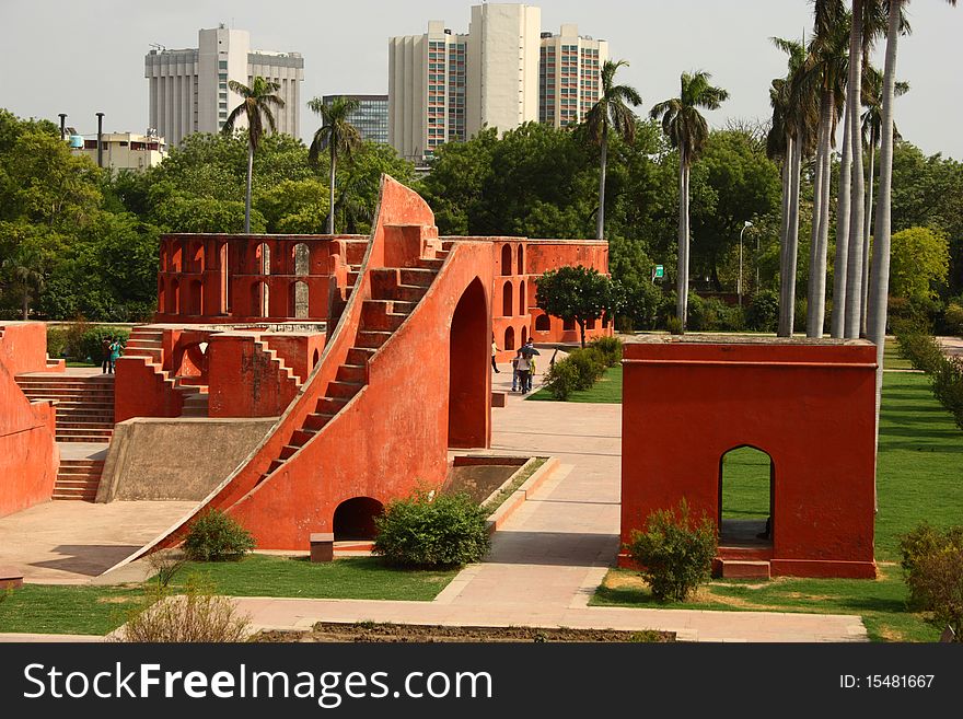 Jantar Mantar, a collection of architectural astronomy instruments, built by Maharaja Jai Singh of Jaipur, in the eighteenth century. Jantar Mantar, a collection of architectural astronomy instruments, built by Maharaja Jai Singh of Jaipur, in the eighteenth century.