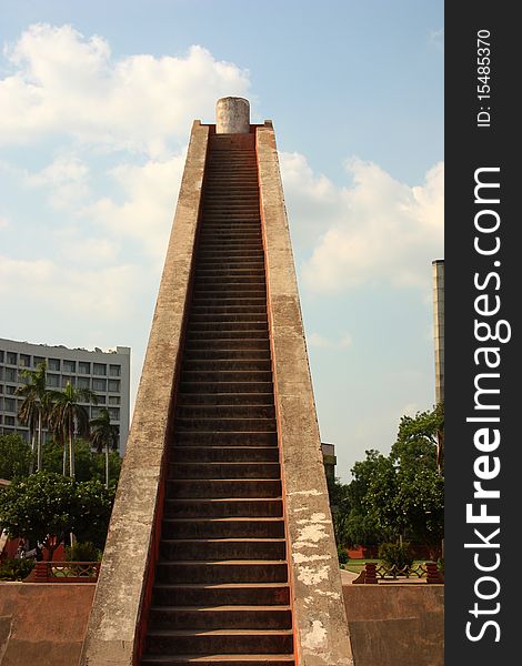 Staircase Structure At Jantar Mantar, New Delhi