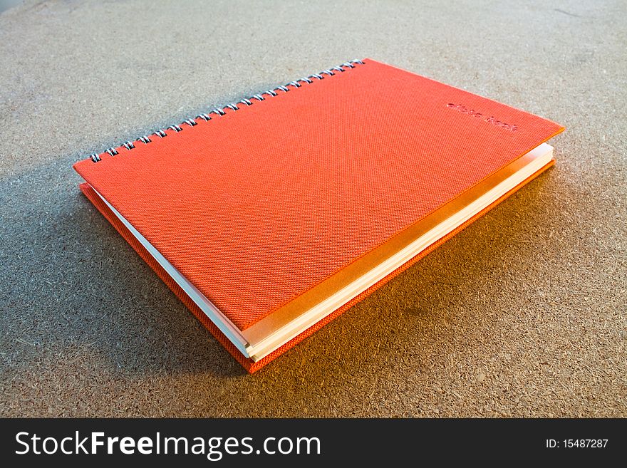 Orange Notebook