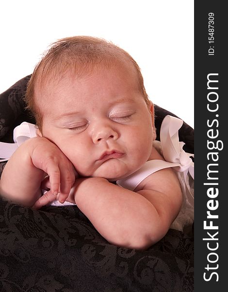 Sleeping Newborn Girl