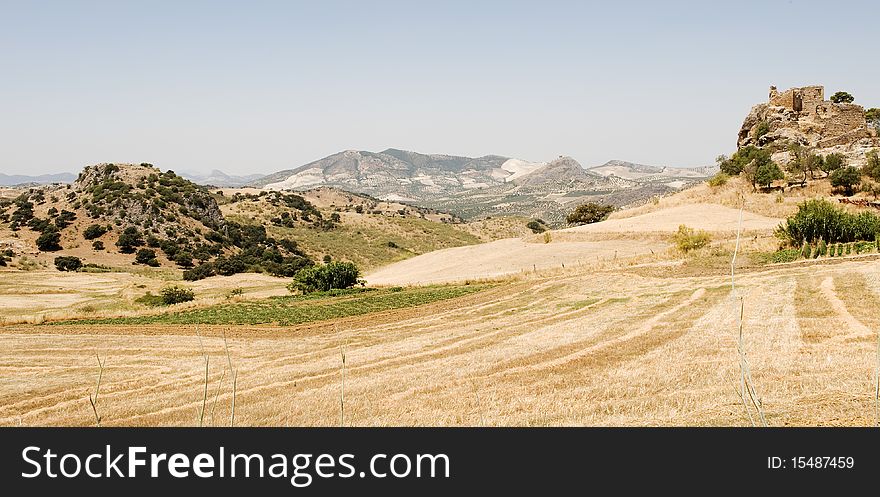 Old Spanish Farmhouse near Olvera,Cadiz, Andalusia, Spain