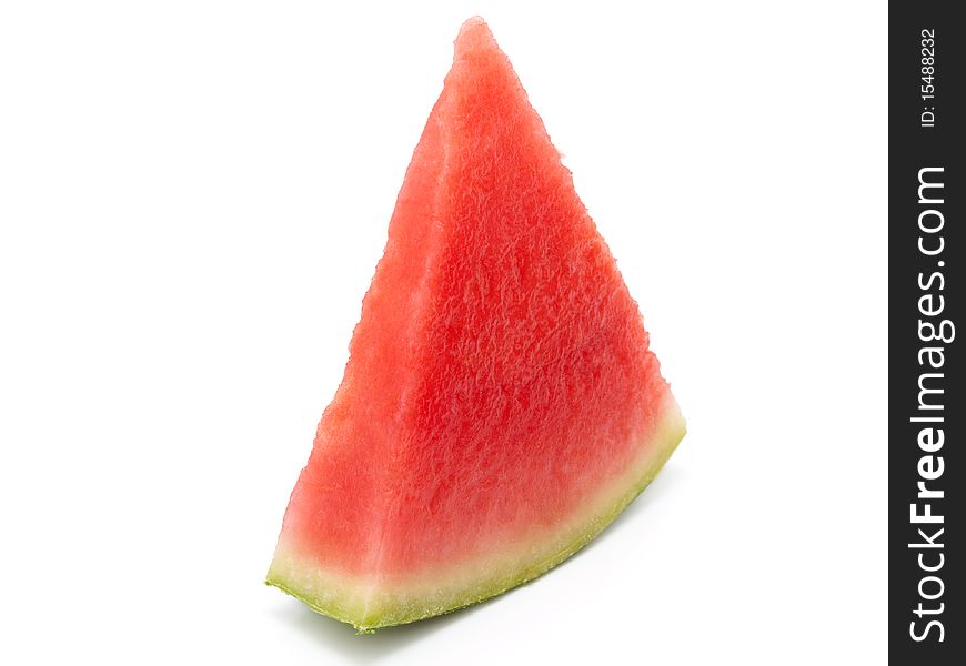 Slice of water-melon on white background