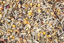 Close Up Of Colorful Herbal Tea Royalty Free Stock Image