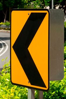 Sharp Left Turn Traffic Sign Stock Photos Sharp Left Turn Traffic Sign Stock Photos