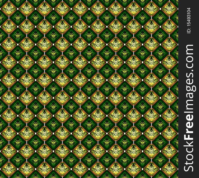 Seamless background for wallpaper or textile with classy patterns