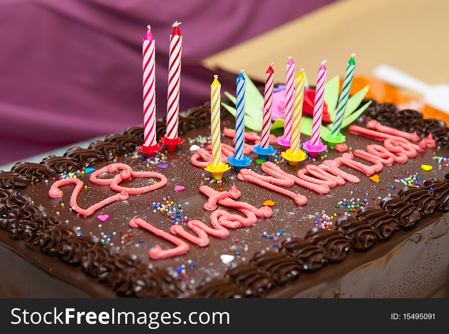 A chocolate cake celebrating a 28th birthday and at the same time, a new marriage. A chocolate cake celebrating a 28th birthday and at the same time, a new marriage.