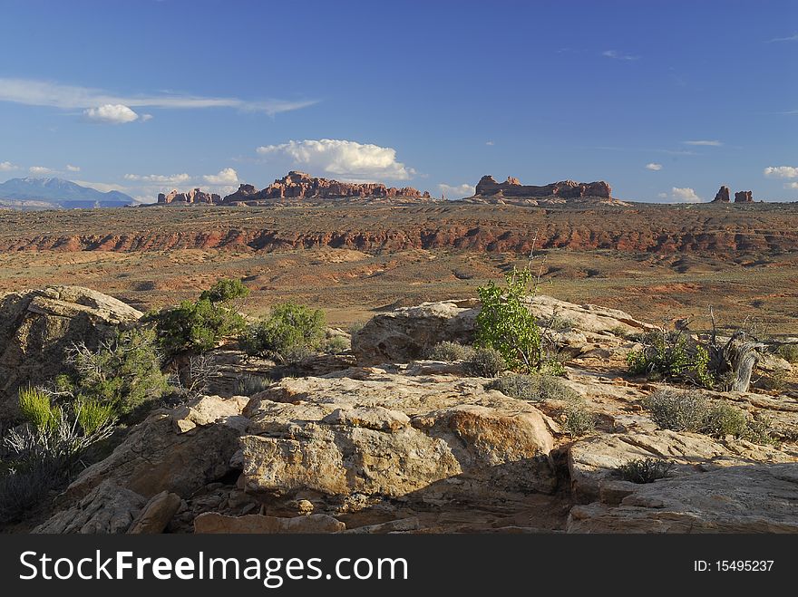 Landscape view in Arches National Park. Landscape view in Arches National Park