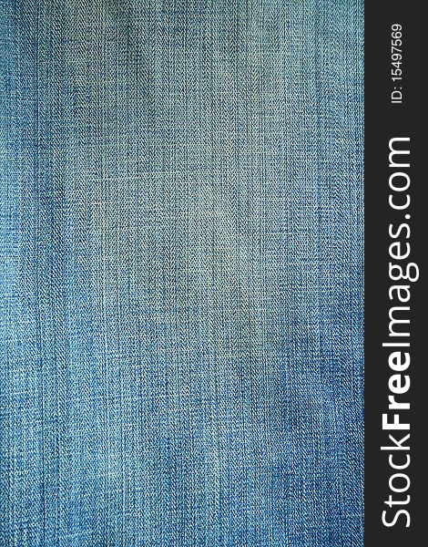 A blue jeans textured background