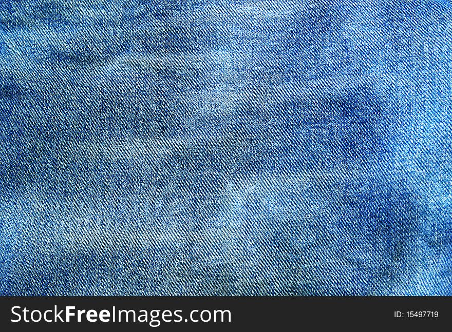 A blue jeans textured background