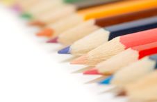 Colorful Crayons Stock Images