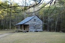 Cades Cove - Carter Shields Cabin Stock Photos Cades Cove - Carter Shields Cabin Stock Photos