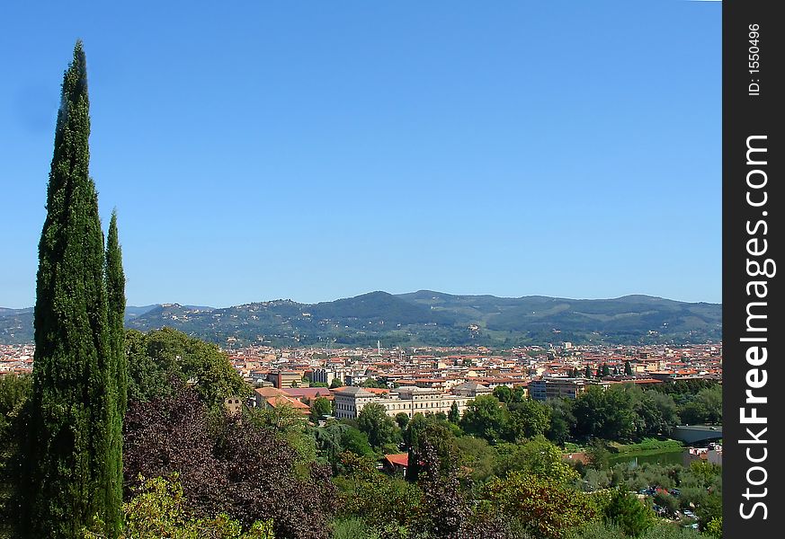 An general view of florence. An general view of florence