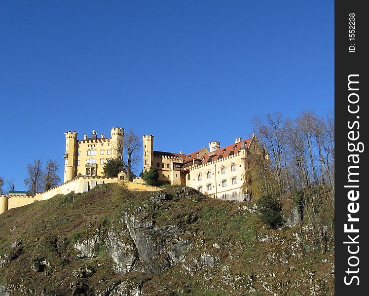 Hohenschwangau castle in Bavaria,Germany. Hohenschwangau castle in Bavaria,Germany