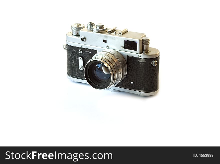 Picture of an old classic camera. Picture of an old classic camera