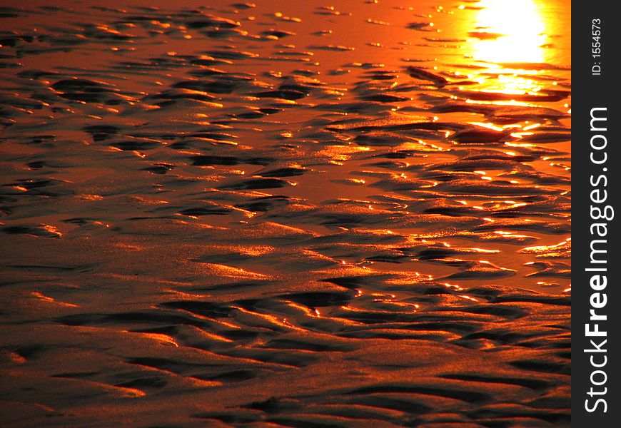 Sunset in the beach near my home. Sunset in the beach near my home