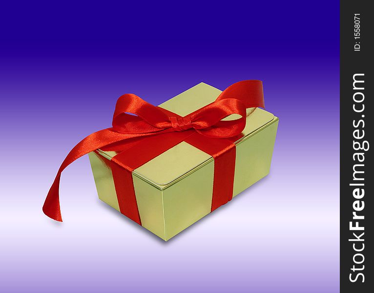 Gift With Red Ribbon