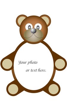 Teddy Bear Frame Stock Photo Teddy Bear Frame Stock Photo