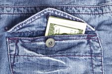 Money In Your Pocket Stock Image Money In Your Pocket Stock Image