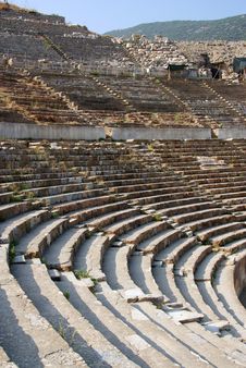 Detail Of The Ancient Theater In Ephesus Stock Photo Detail Of The Ancient Theater In Ephesus Stock Photo
