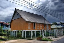Malay House Stock Photo