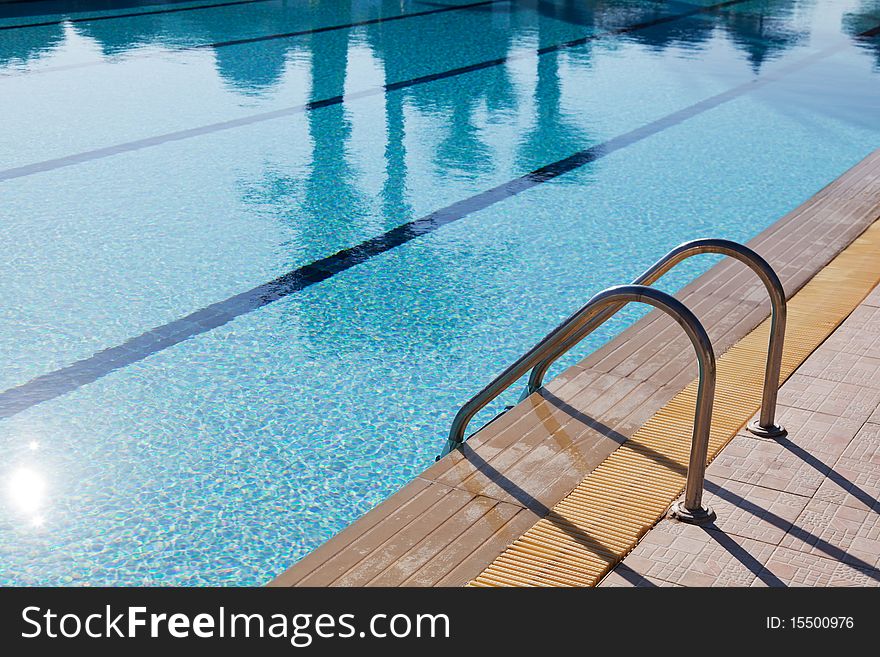 Close up of a swimming pool. Close up of a swimming pool