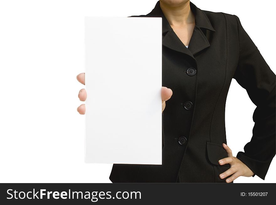 Women Keep And Show White Page