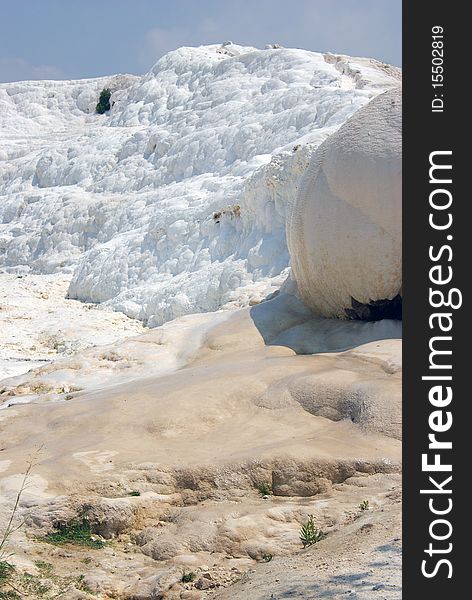 Pamukkale calcium relief with warm springs