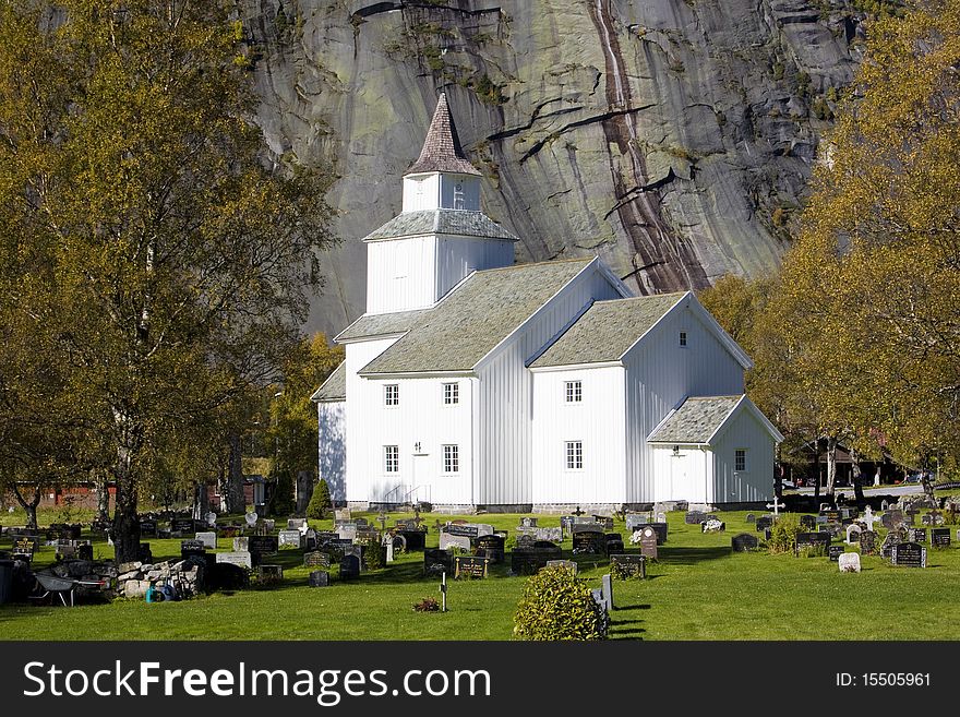 Church of Valle in Norway. Church of Valle in Norway