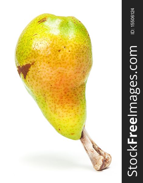 Pear with bone instead of branch. Tasty & fresh, especially for vegetarian.