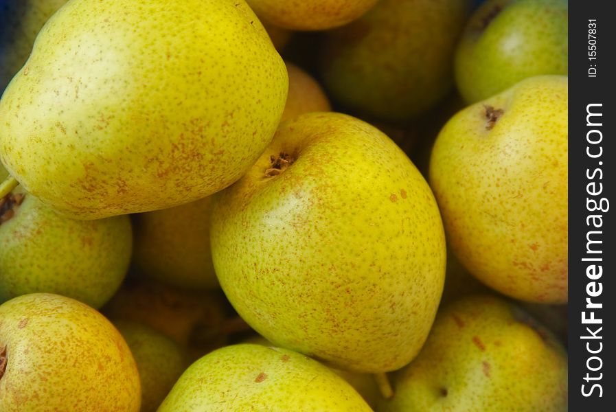 Background of ripe sweet juicy pearsd. Background of ripe sweet juicy pearsd