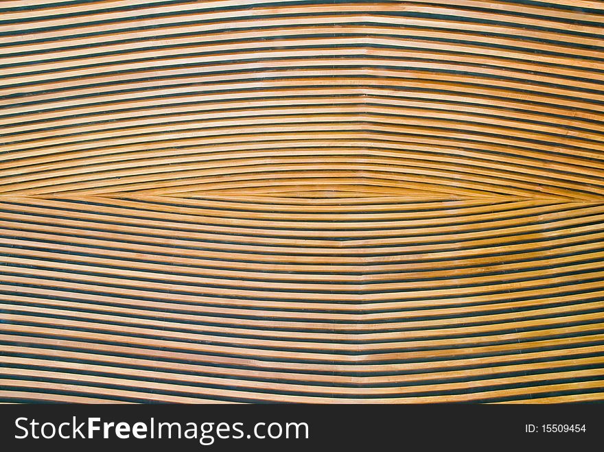 Ceiling  wood in the pavilion