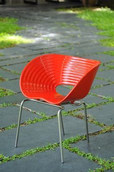 Red Chair Stock Photo Red Chair Stock Photo