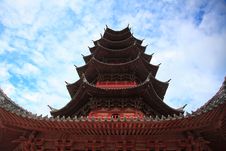 Chinese Buddhist Pagoda Royalty Free Stock Image Chinese Buddhist Pagoda Royalty Free Stock Image