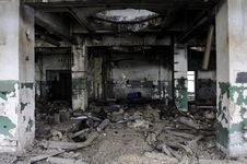 Photography With Devastated Building Stock Photo Photography With Devastated Building Stock Photo