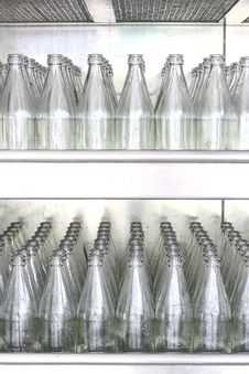 Many Glass Bottles Royalty Free Stock Images Many Glass Bottles Royalty Free Stock Images