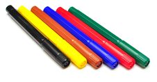Multicolored Felt Pens Stock Photo Multicolored Felt Pens Stock Photo