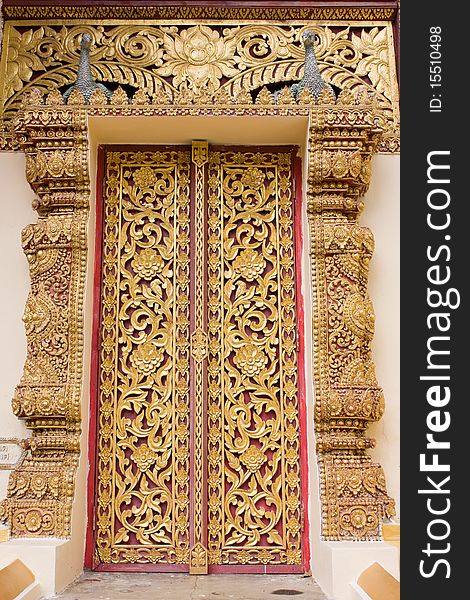 Arch door of buddhism temple. Arch door of buddhism temple