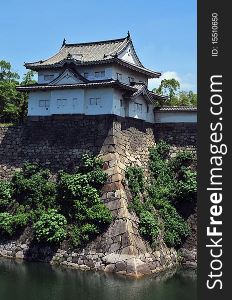 Osaka Castle Gatehouse in japan